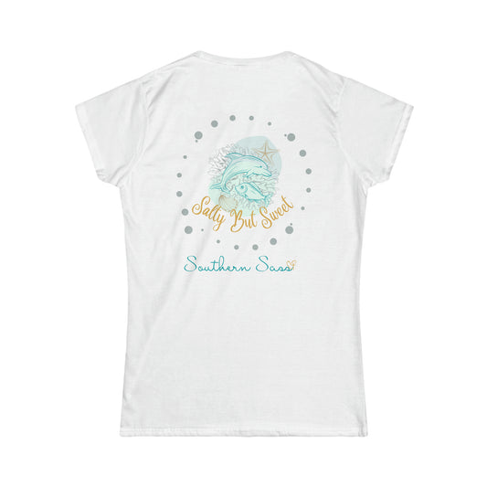 Salty But Sweet Women's Short Sleeve Shirt -Southern Sass Collection