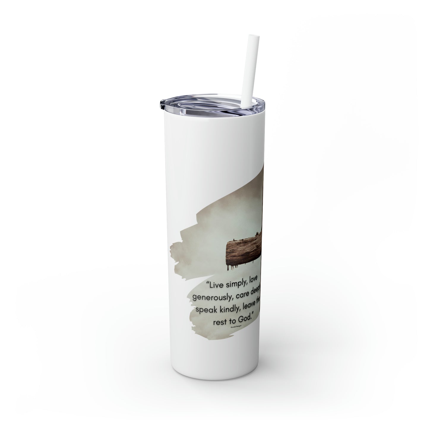 Our "Southern Sass" collection - Skinny Tumbler with Straw, 20oz