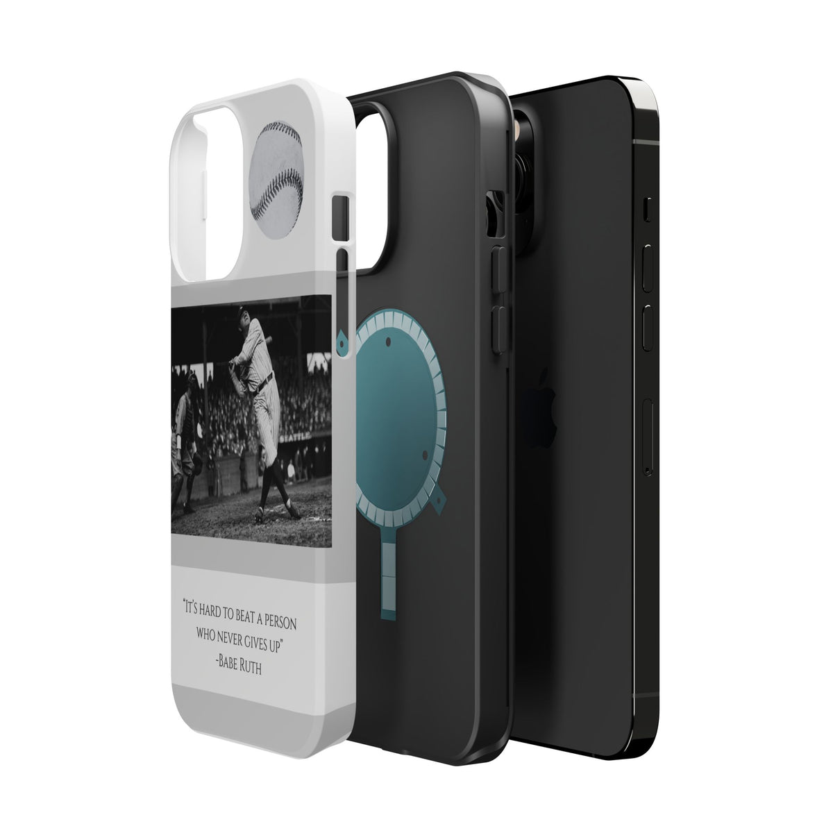 Babe Ruth Baseball Quote Phone Case — Magnetic Impact-Resistant Cover