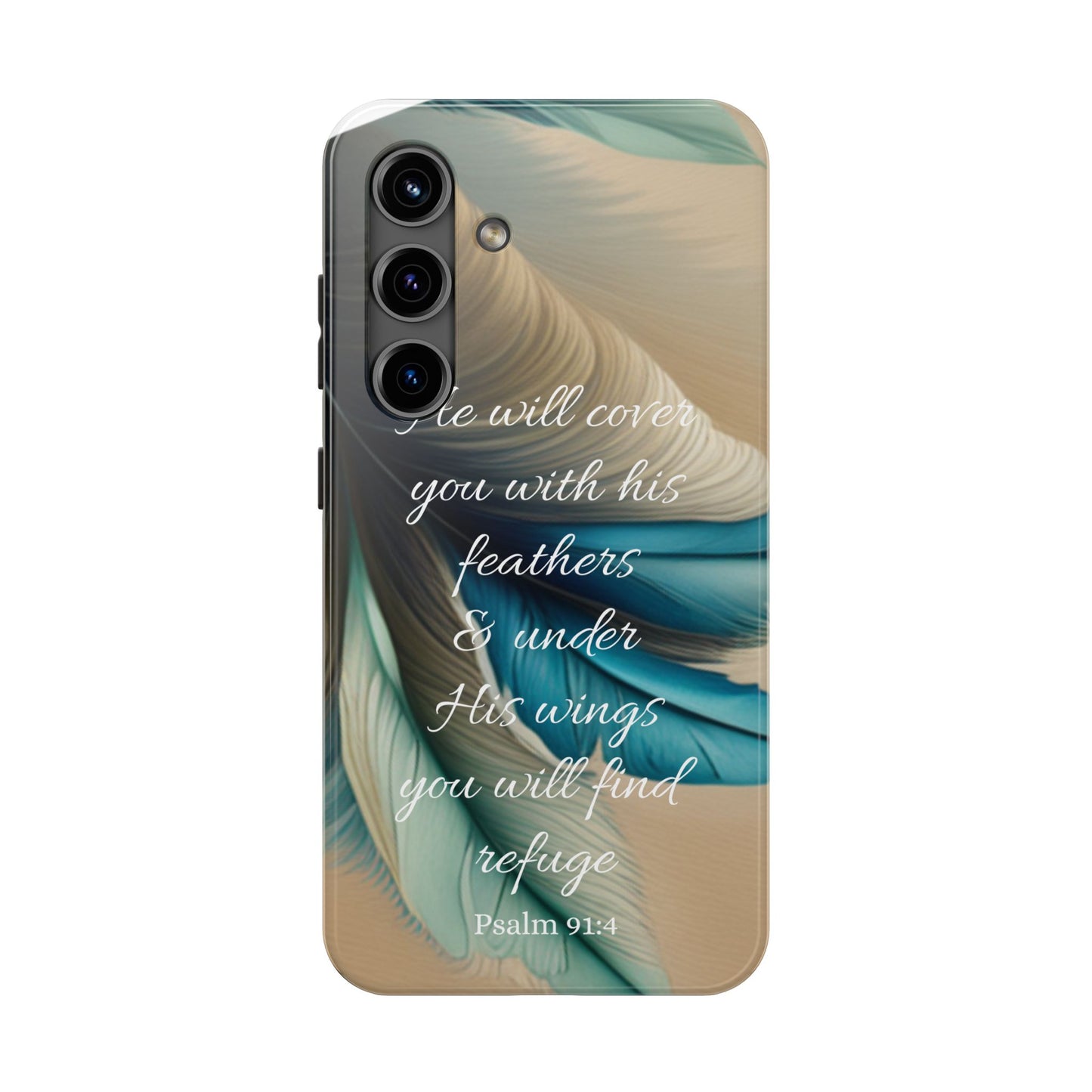 Under His Wing you will find Refuge- Tough Phone Cases