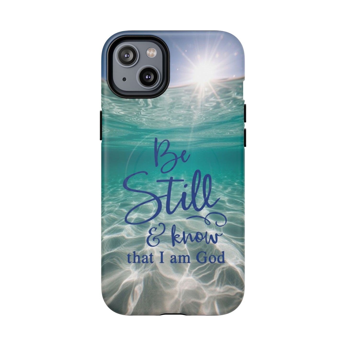iPhone Tough Magnetic Case — "God Guides and Strengthens You" Angel Feathers Design