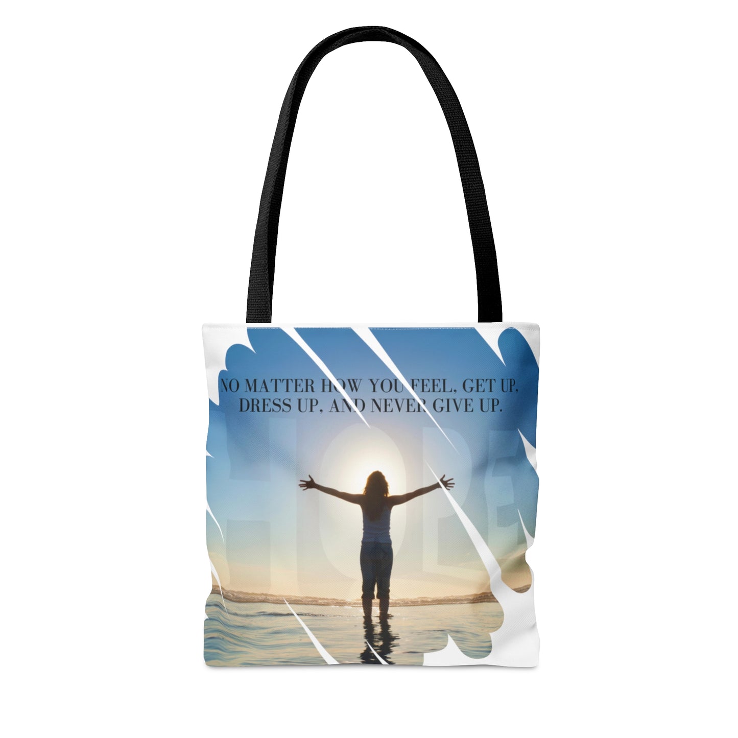 Our Southern Sass Collection - Never Give UP - Tote Bag (AOP)