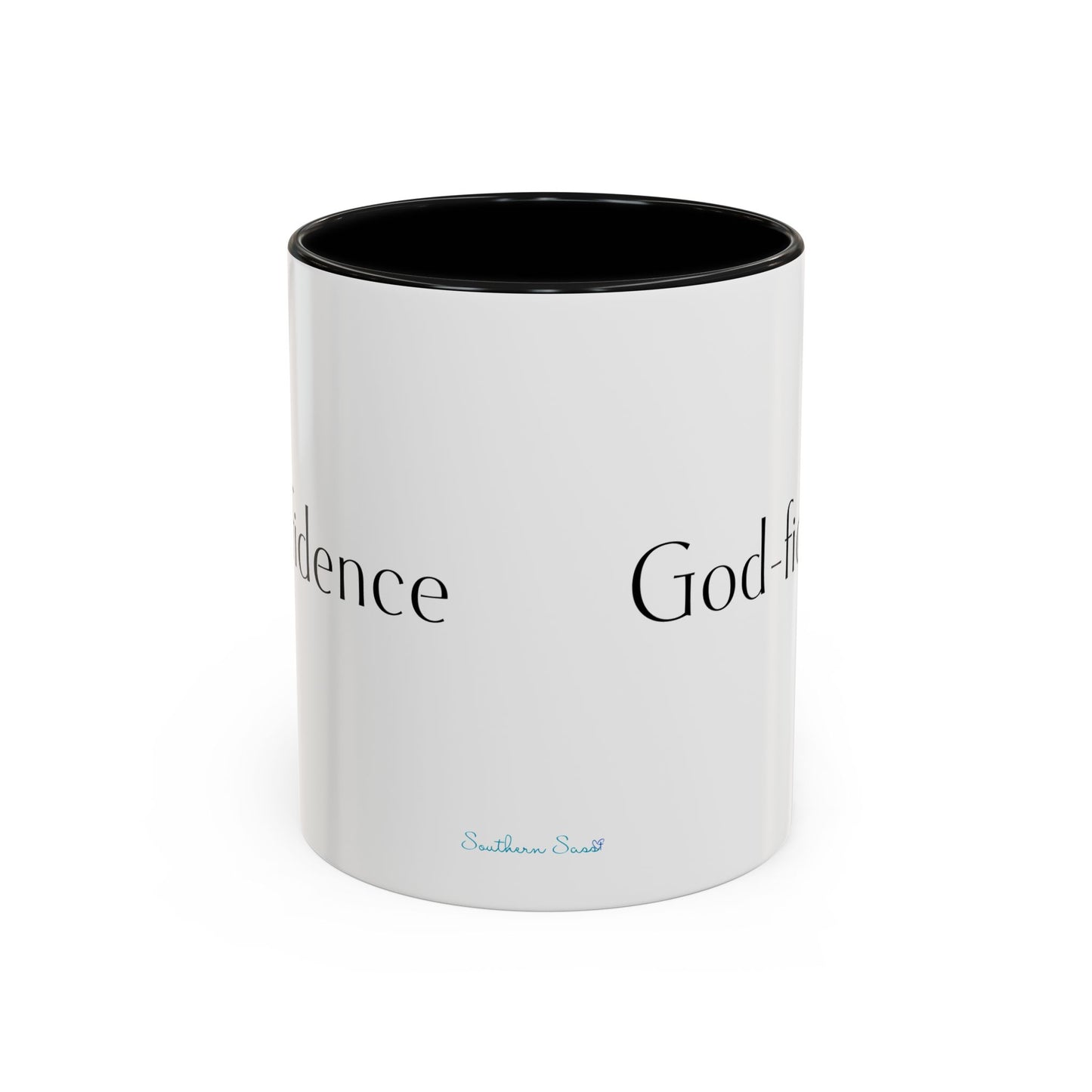 Our Southern Sass Collection - "God-fidence" Accent Coffee Mug, 11oz