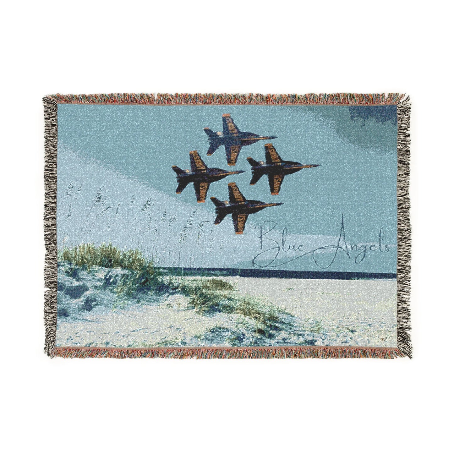 Blue Angels Woven Blanket