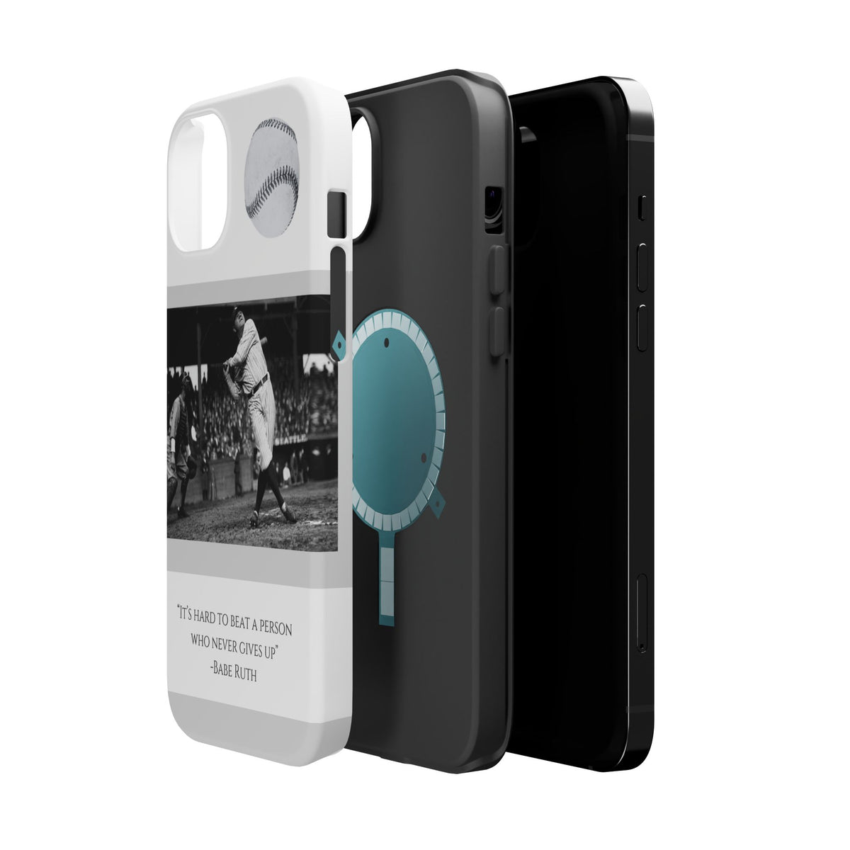 Babe Ruth Baseball Quote Phone Case — Magnetic Impact-Resistant Cover