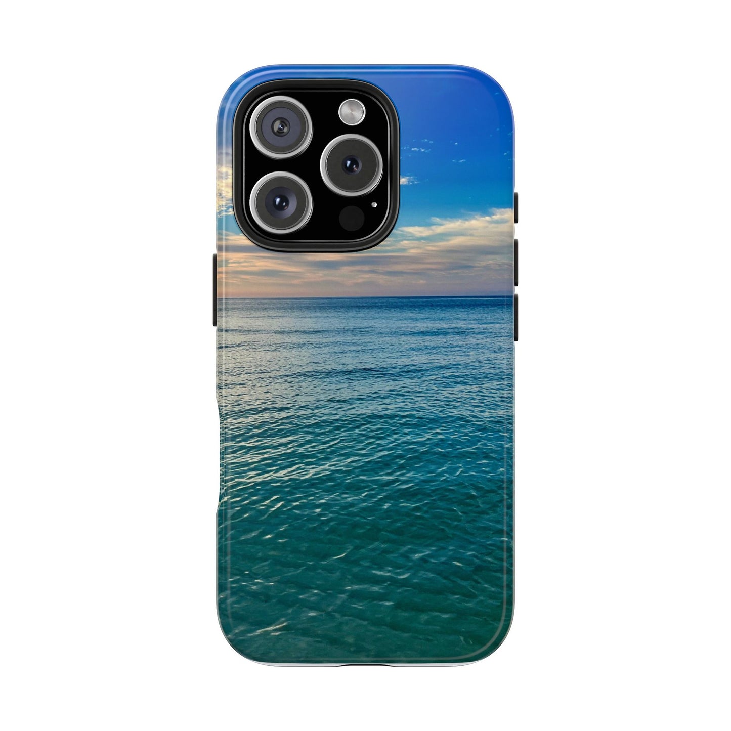 Coastal Waves Tough Phone Case — Beach Pier Sea Shore Protective Cover