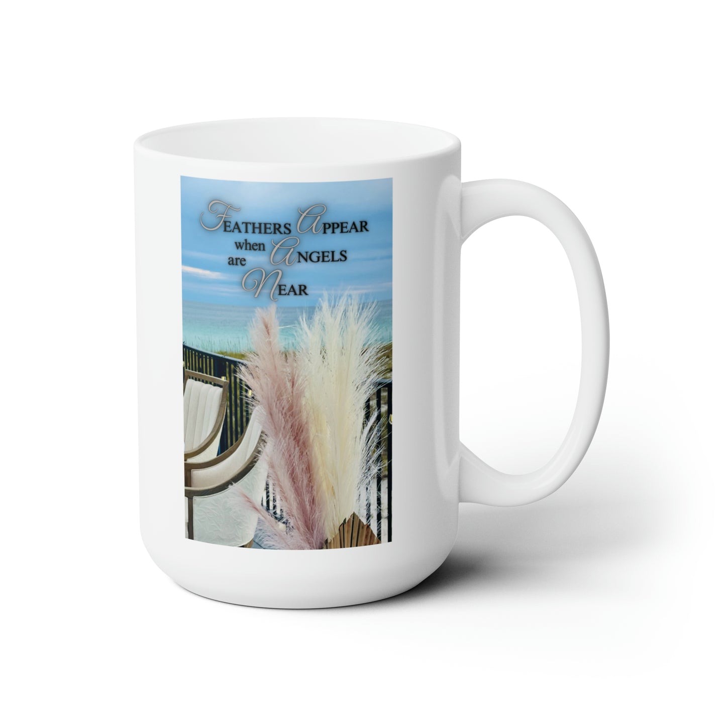 A Souther Sass Original design - "Angels Appear" - Ceramic Coffee Mug 15oz