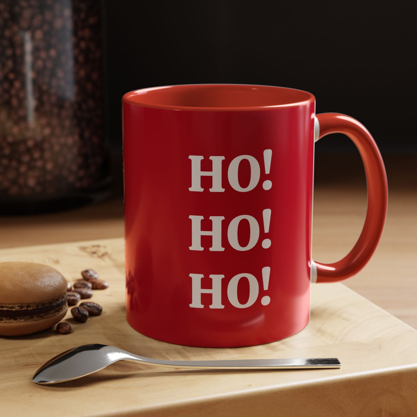 HO! HO! HO! HOLIDAY MUG- Accent Coffee Mug, 11oz -An Angel Feathers Original from their Southern Sass Collection