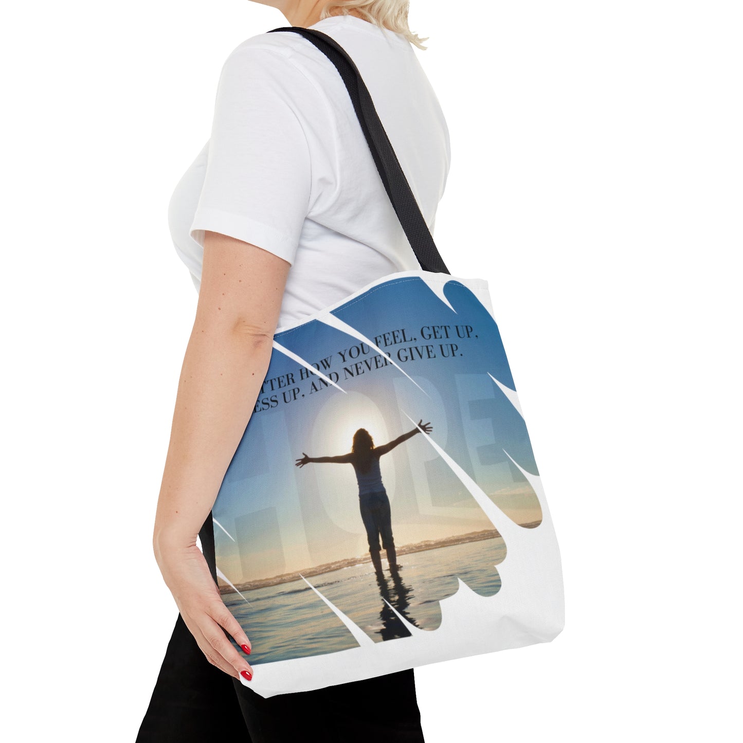 Our Southern Sass Collection - Never Give UP - Tote Bag (AOP)