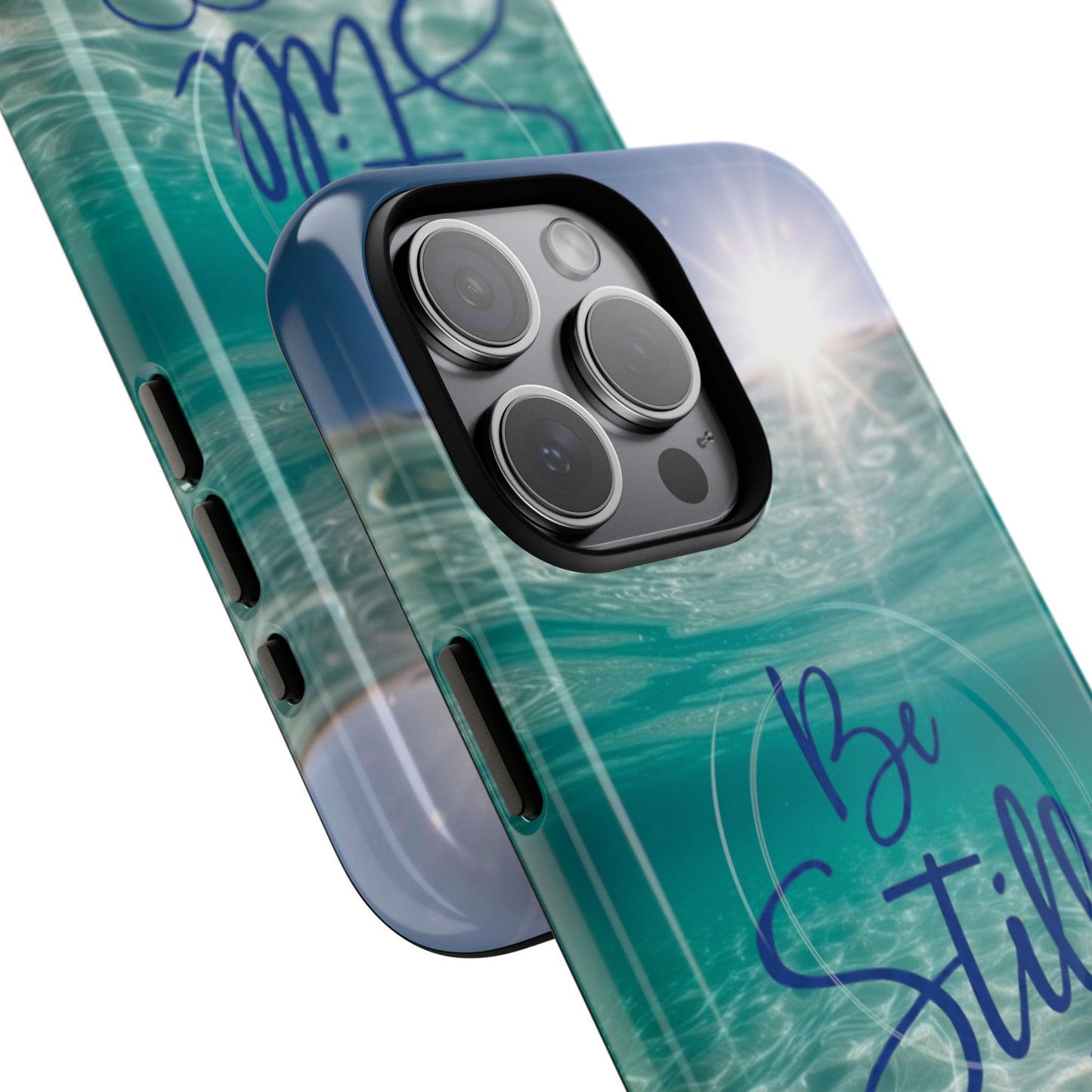 iPhone Tough Magnetic Case — "God Guides and Strengthens You" Angel Feathers Design