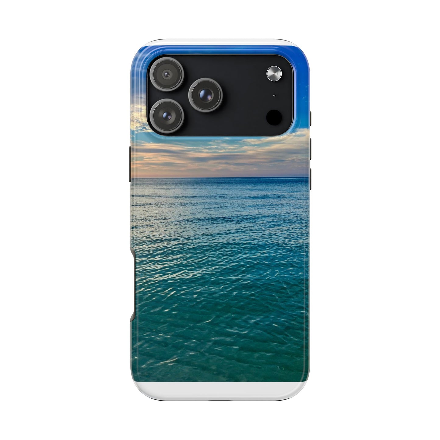 Coastal Waves Tough Phone Case — Beach Pier Sea Shore Protective Cover