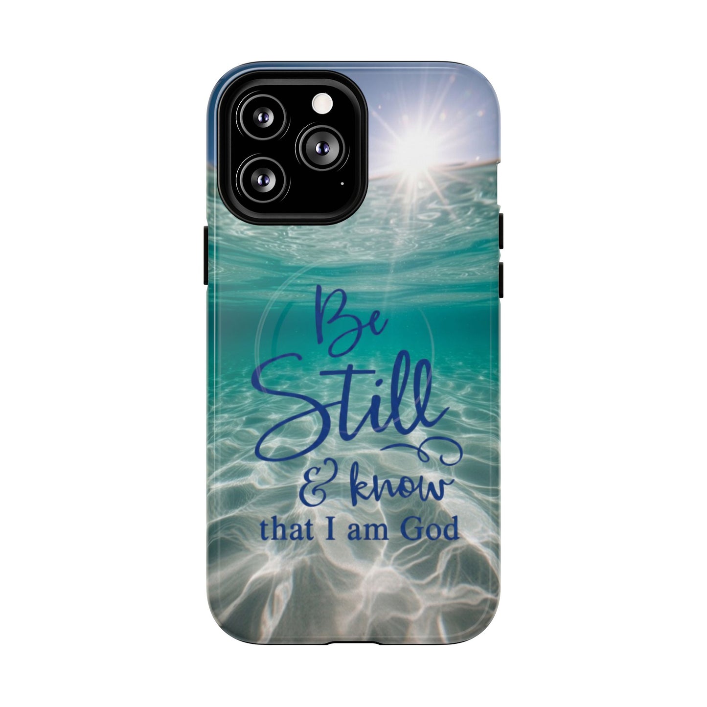 iPhone Tough Magnetic Case — "God Guides and Strengthens You" Angel Feathers Design