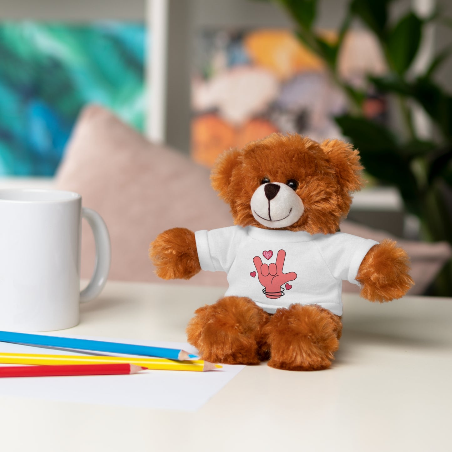 Our originals - "Love Bear "- Stuffed Animals with Tee