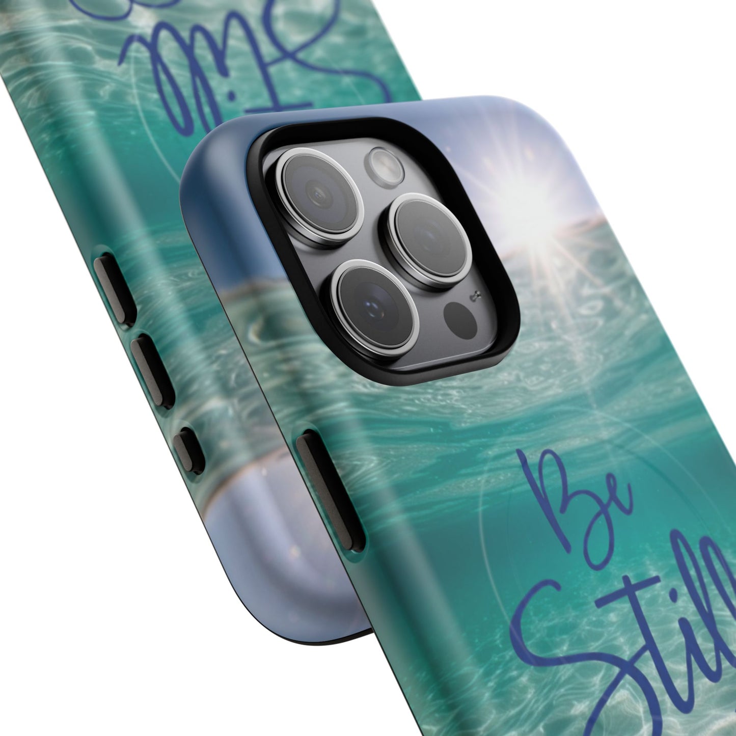iPhone Tough Magnetic Case — "God Guides and Strengthens You" Angel Feathers Design