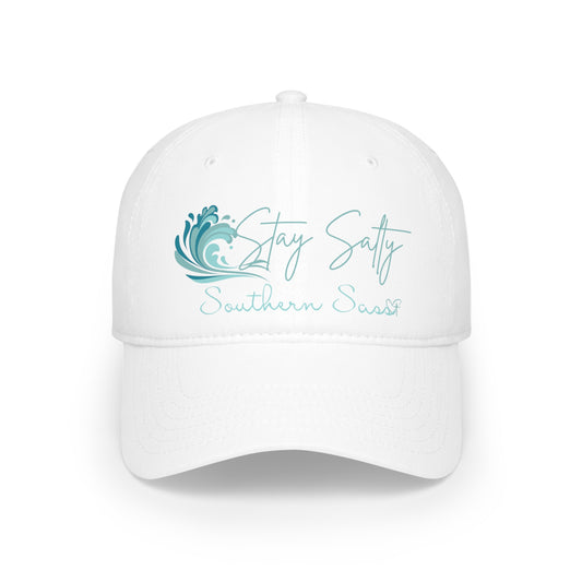 Stay Salty Low Profile Baseball Cap- Southern Sass