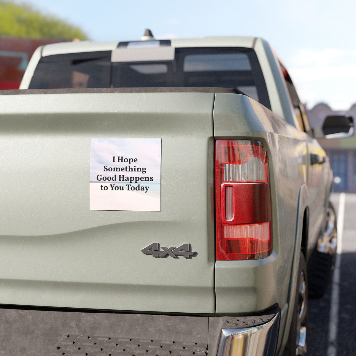 I Hope Something Good Happens to You Today Car Magnet | Inspirational Quote Vehicle Magnet | Positive Affirmation Bumper Magnet | Weatherproof Kindness Gift
