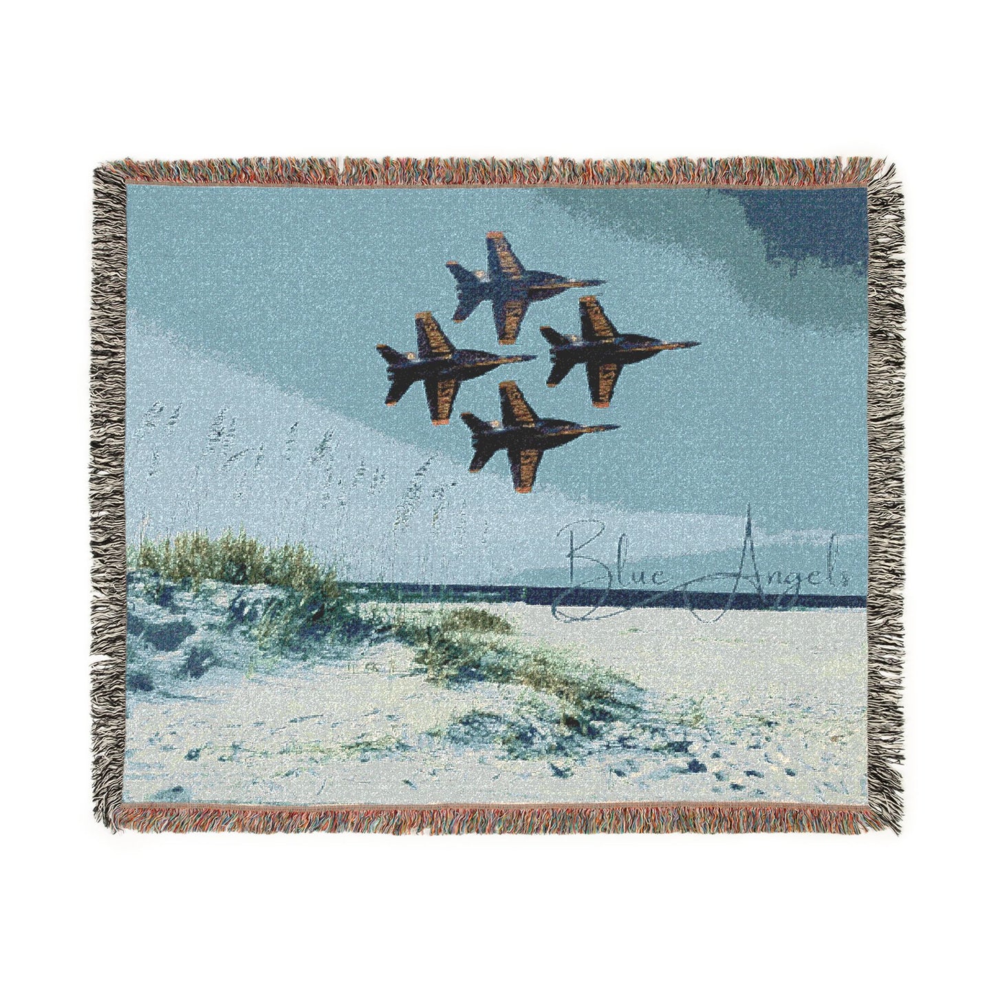 Blue Angels Woven Blanket