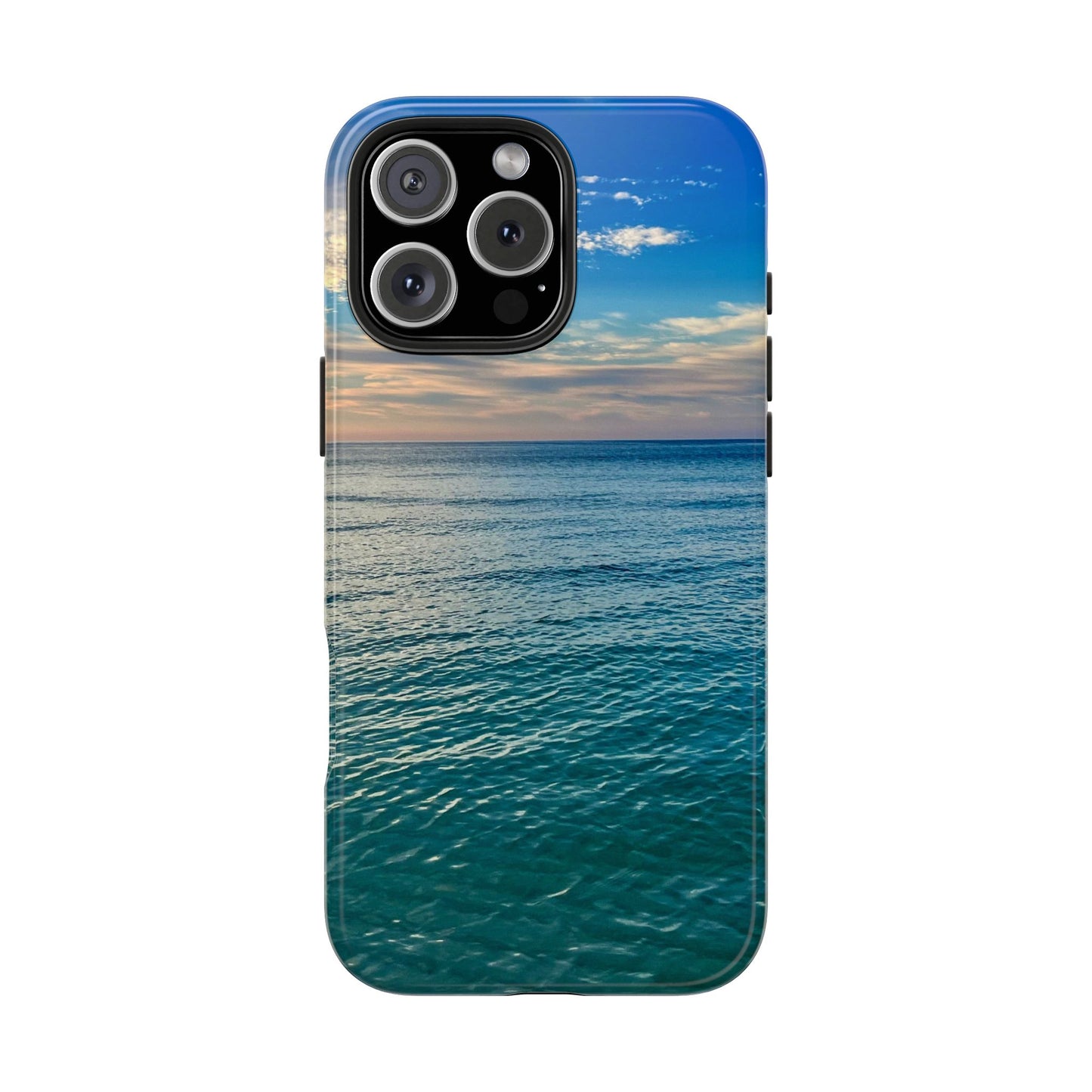 Coastal Waves Tough Phone Case — Beach Pier Sea Shore Protective Cover