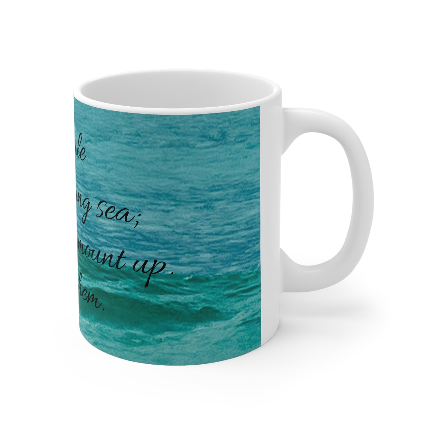 You Still the Waves -Ceramic Mug 11oz- An Angel Feathers Original from the Southern Sass Collection