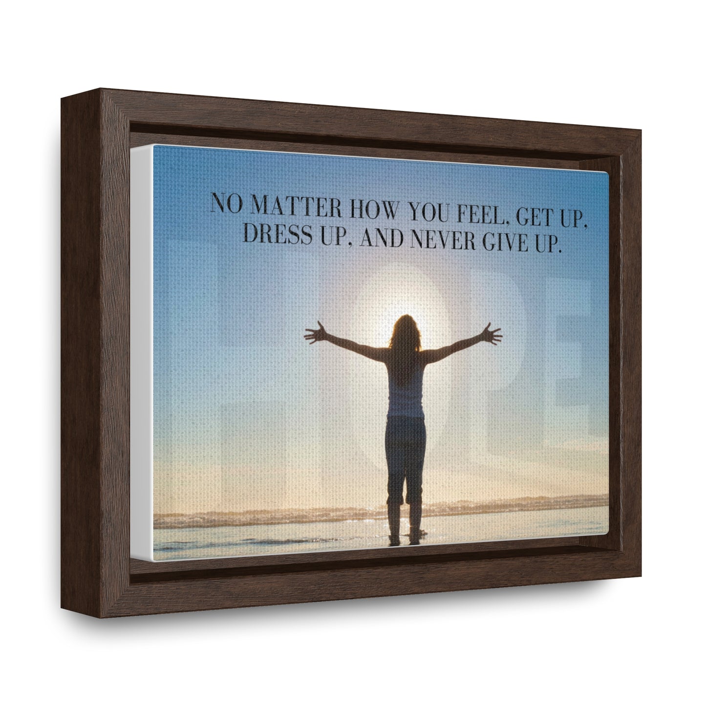 Our Southern Sass Collection - Never Give Up - Gallery Canvas Wraps, Horizontal Frame