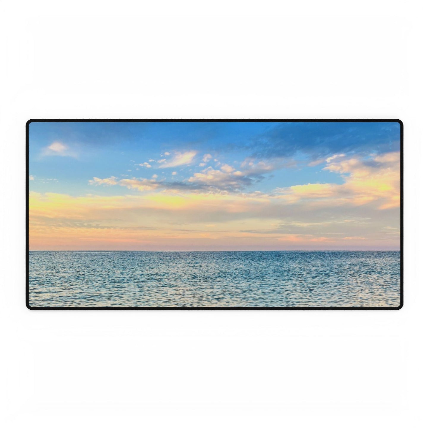 Beach Desk Mat — Florida Panhandle Photography; Serene Coastal Office Mousepad