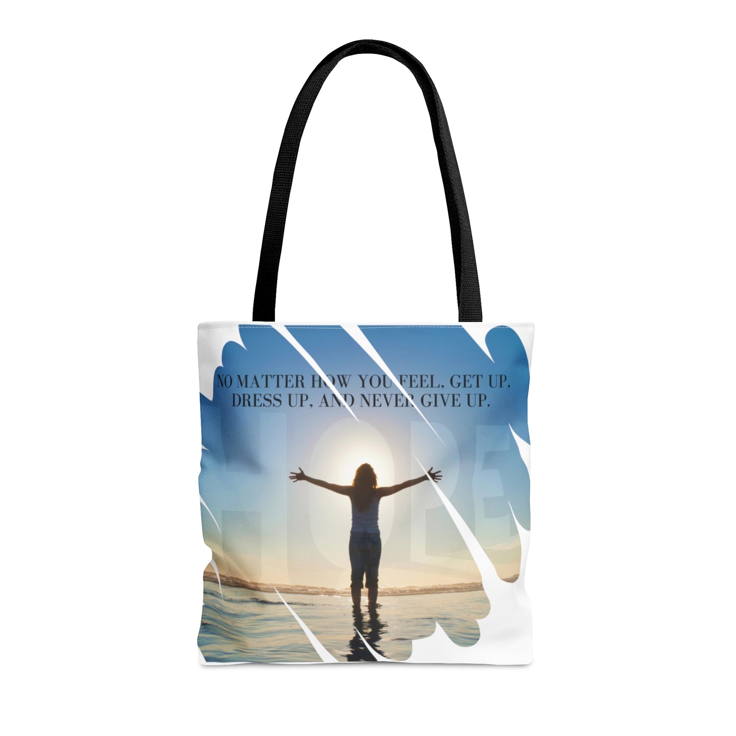 Our Southern Sass Collection - Never Give UP - Tote Bag (AOP)