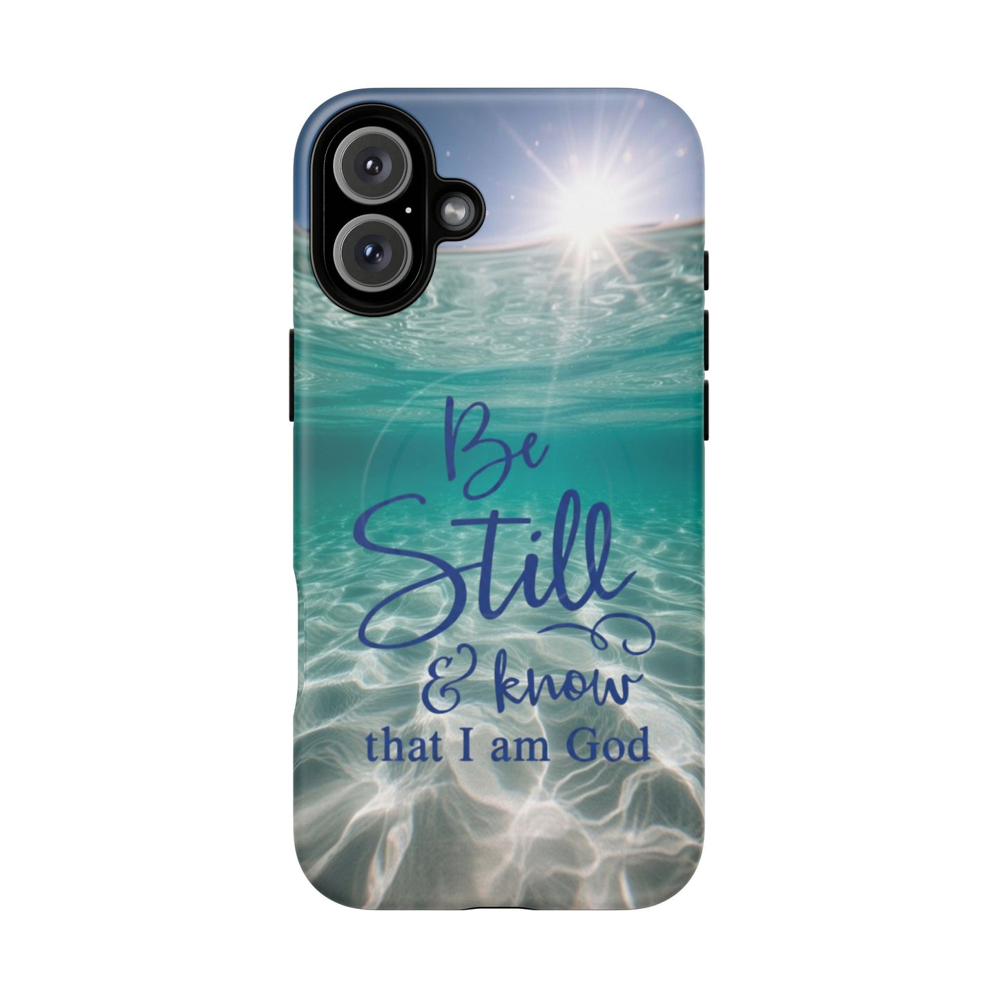 iPhone Tough Magnetic Case — "God Guides and Strengthens You" Angel Feathers Design