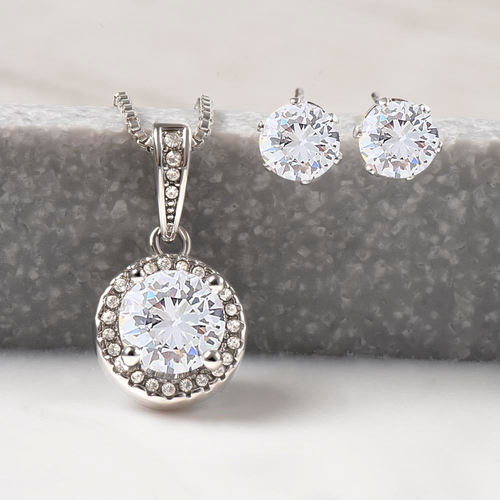 Hope *Cushion Cut Necklace & Earrings Set*