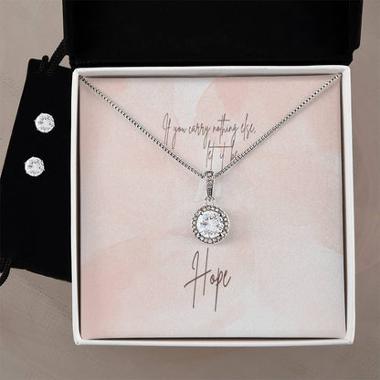 Hope *Cushion Cut Necklace & Earrings Set*