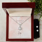 Hope *Cushion Cut Necklace & Earrings Set*