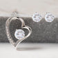 An Angel Feathers Original -  Forever Love Necklace and Ear Rings