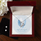 An Angel Feathers Original -  Forever Love Necklace and Ear Rings