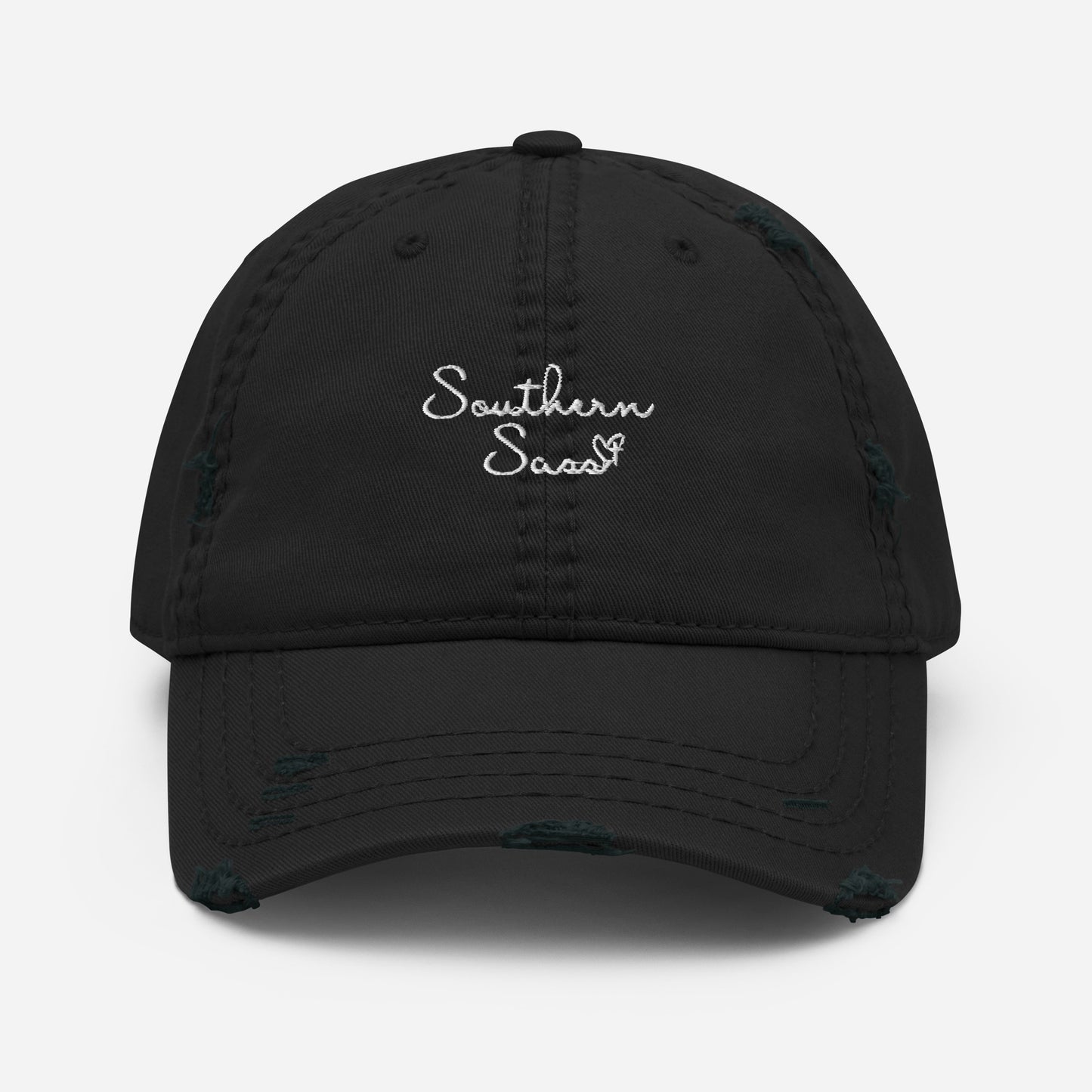 Our Southern Sass Collection © - Embroidered Distressed Mom Hat