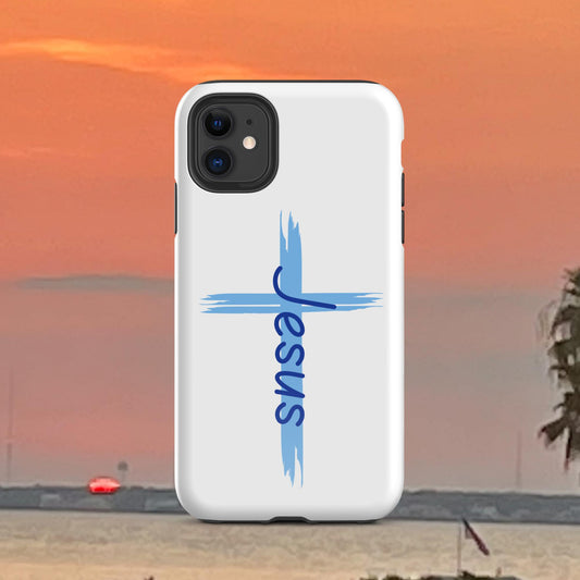 An Angel Feathers Original design - "JESUS" Tough Case for iPhone®