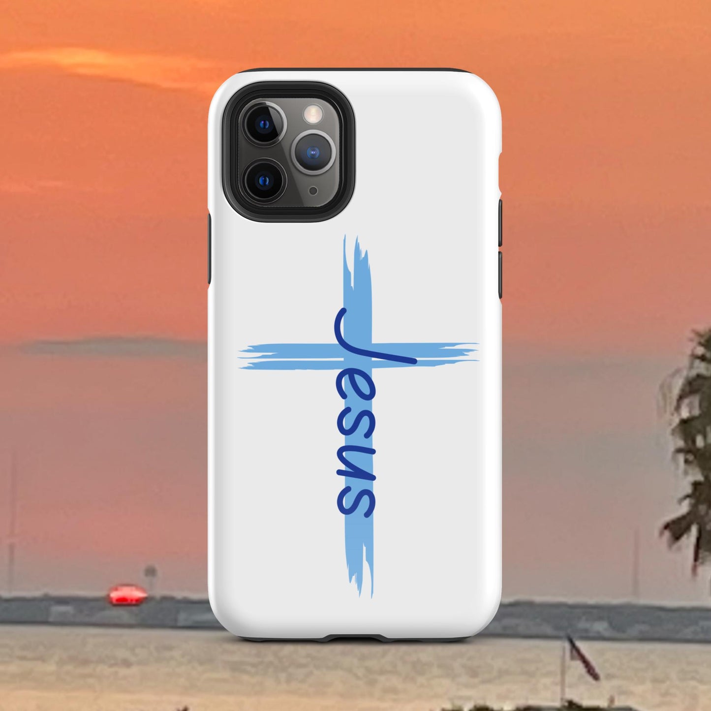 An Angel Feathers Original design - "JESUS" Tough Case for iPhone®