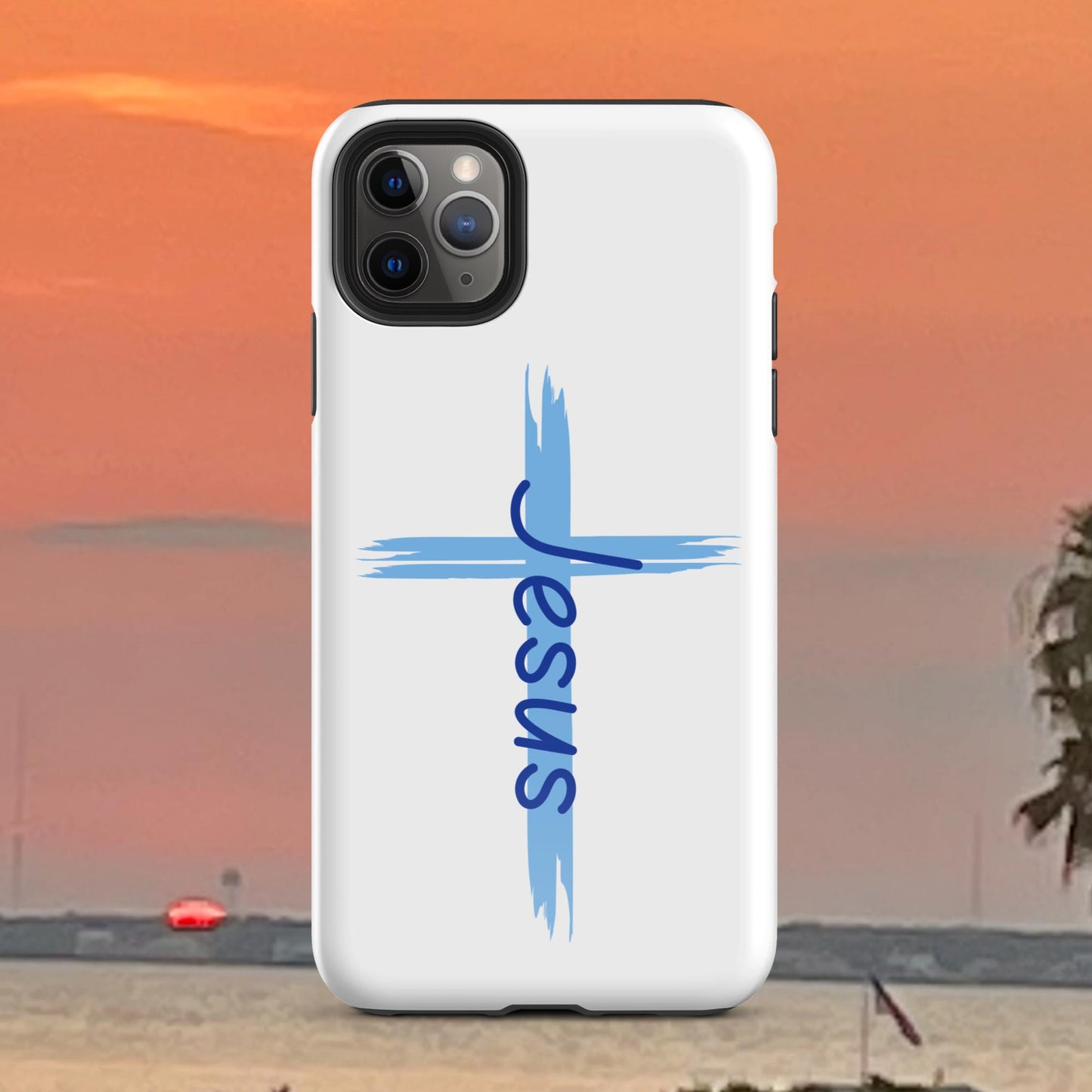 An Angel Feathers Original design - "JESUS" Tough Case for iPhone®