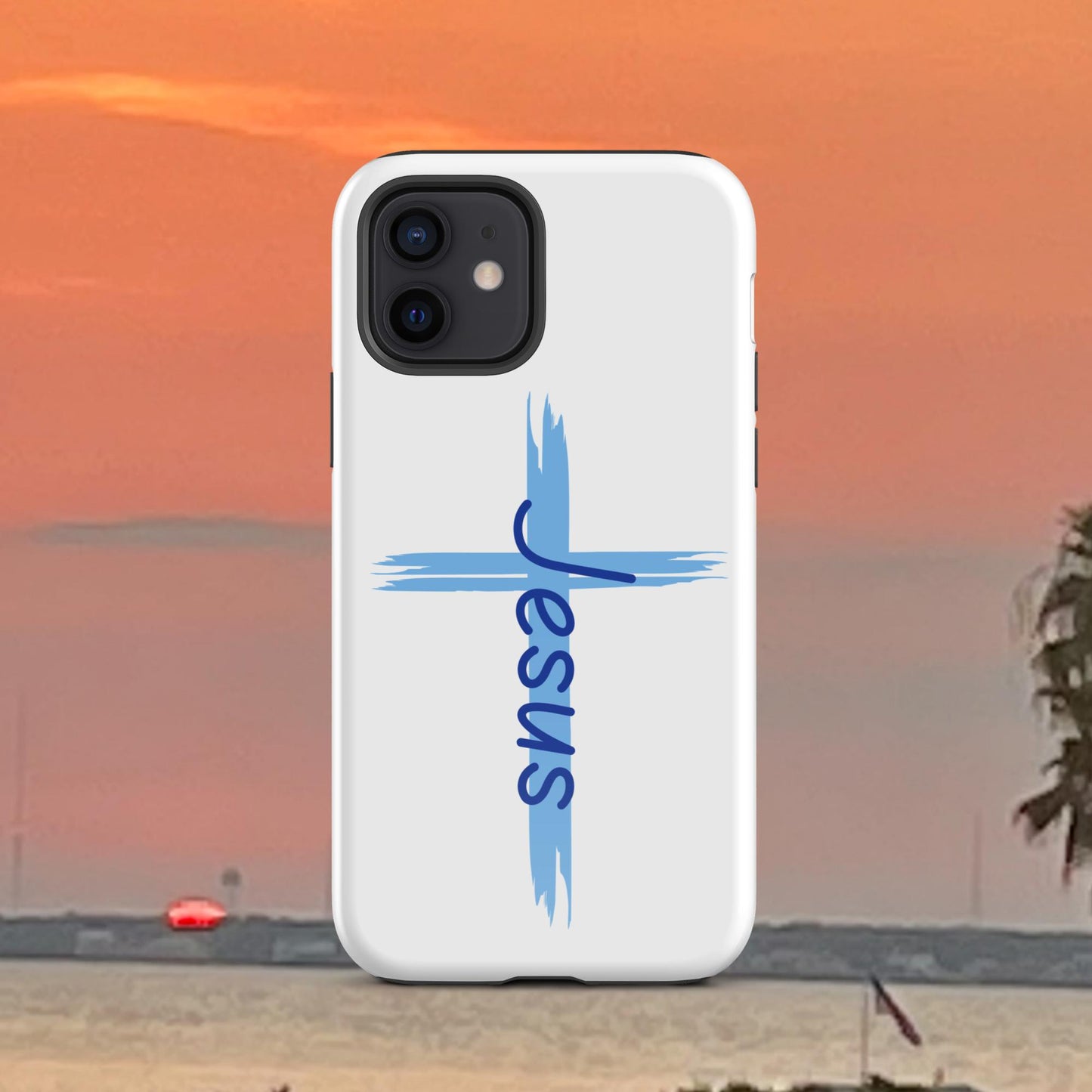 An Angel Feathers Original design - "JESUS" Tough Case for iPhone®