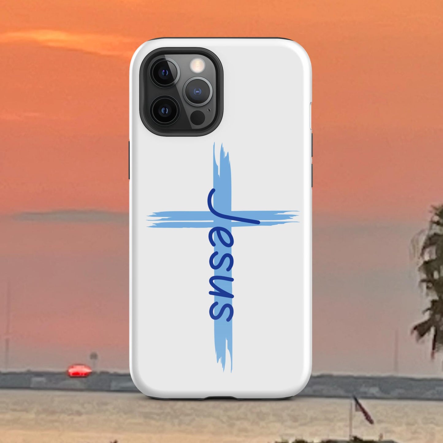 An Angel Feathers Original design - "JESUS" Tough Case for iPhone®