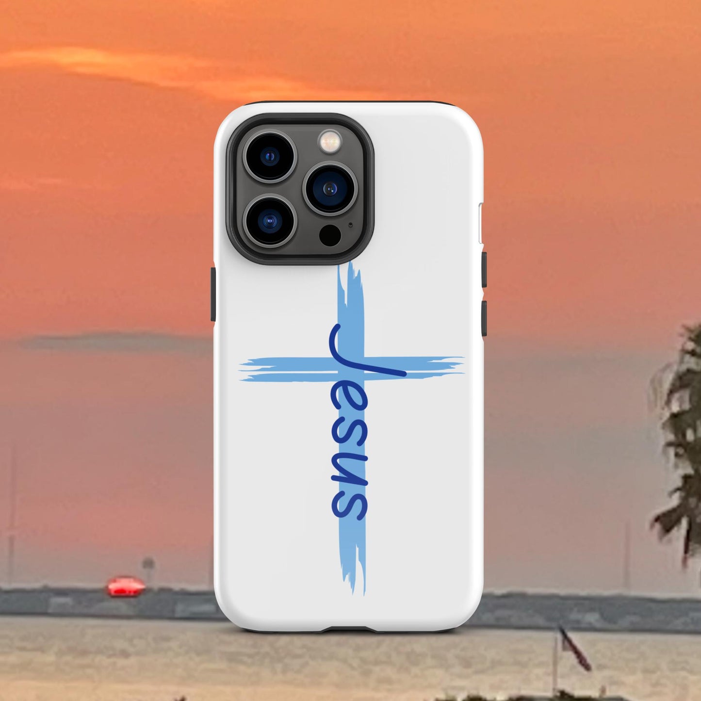 An Angel Feathers Original design - "JESUS" Tough Case for iPhone®