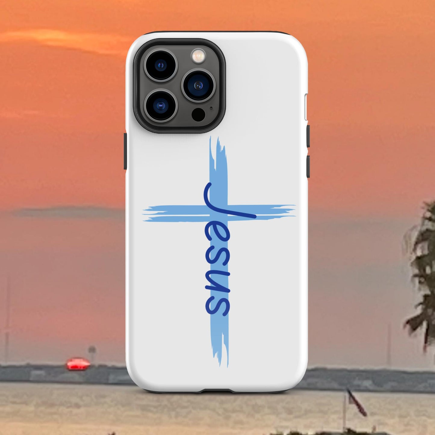 An Angel Feathers Original design - "JESUS" Tough Case for iPhone®