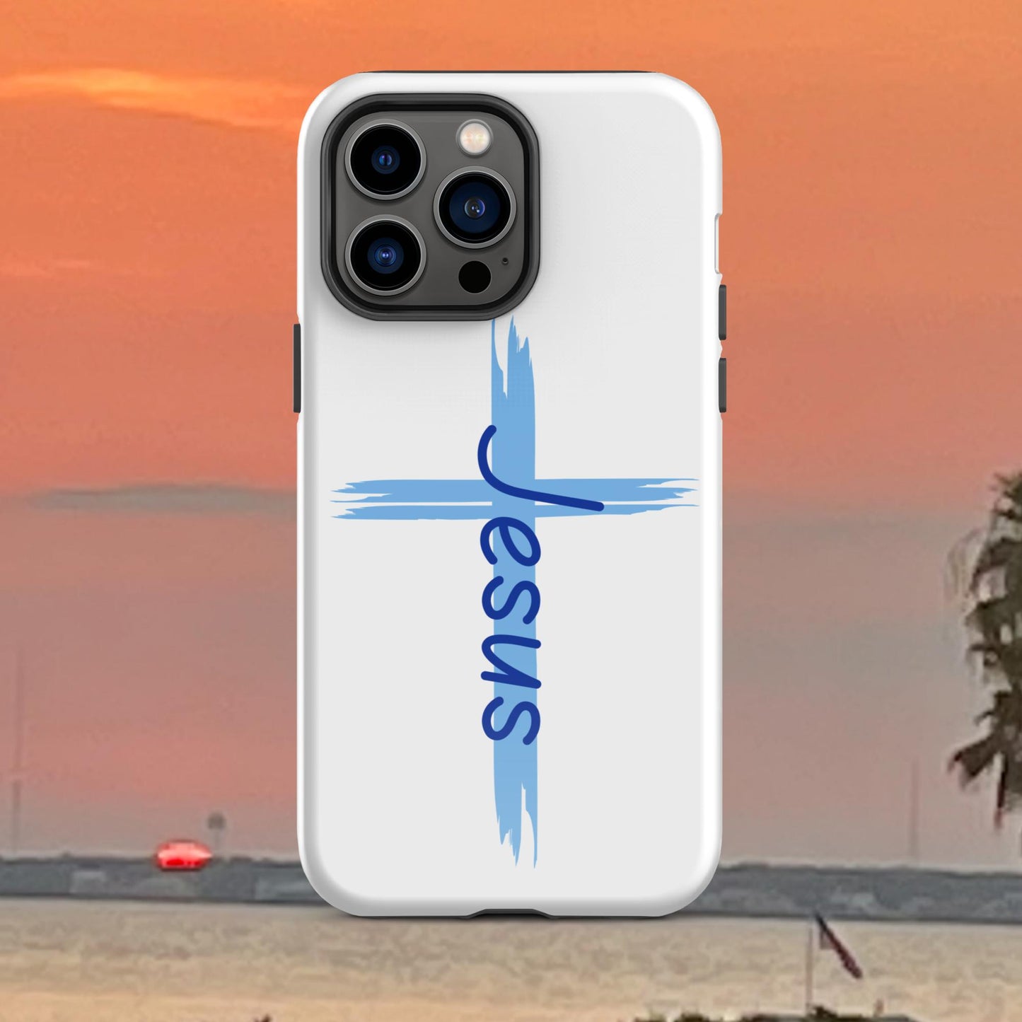 An Angel Feathers Original design - "JESUS" Tough Case for iPhone®