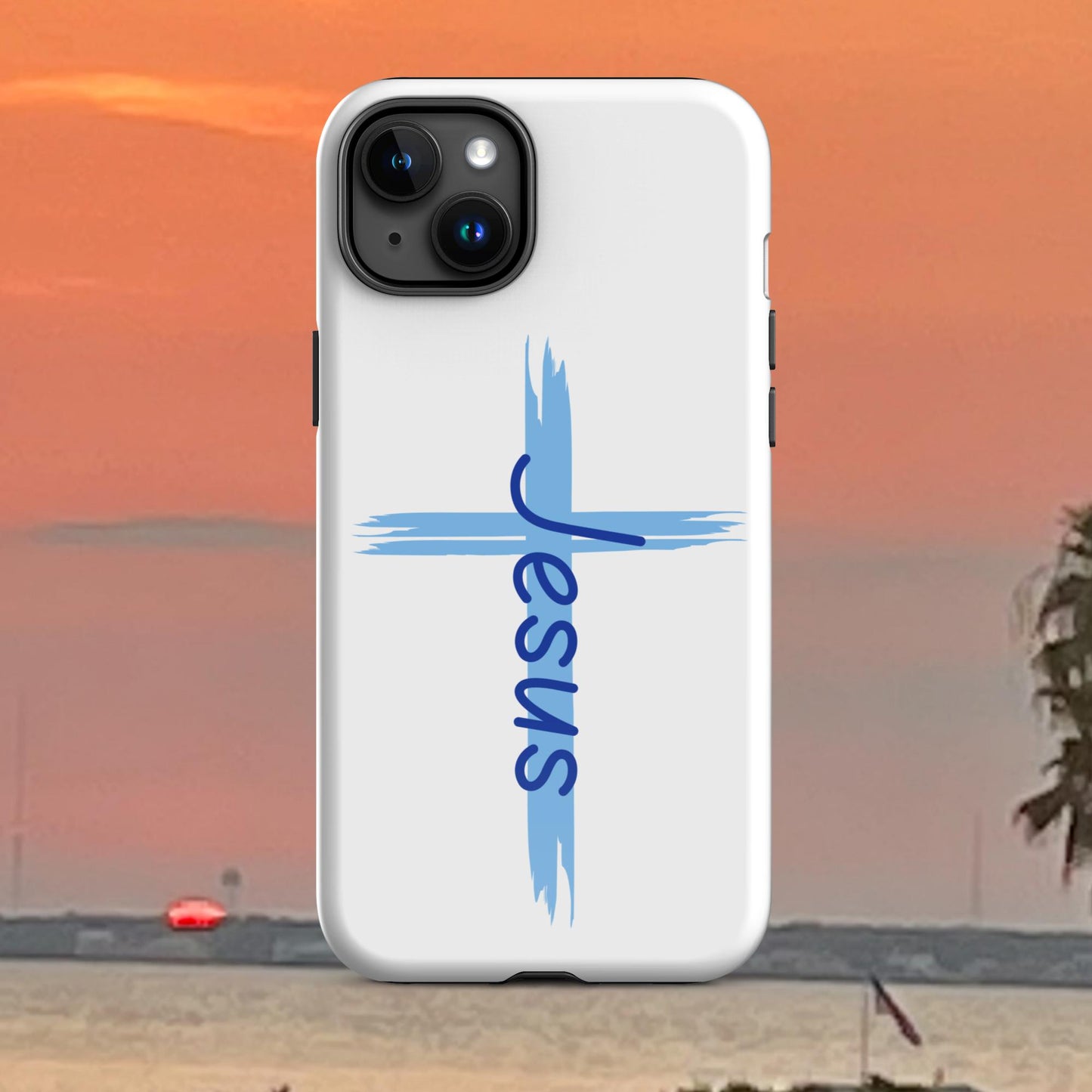 An Angel Feathers Original design - "JESUS" Tough Case for iPhone®