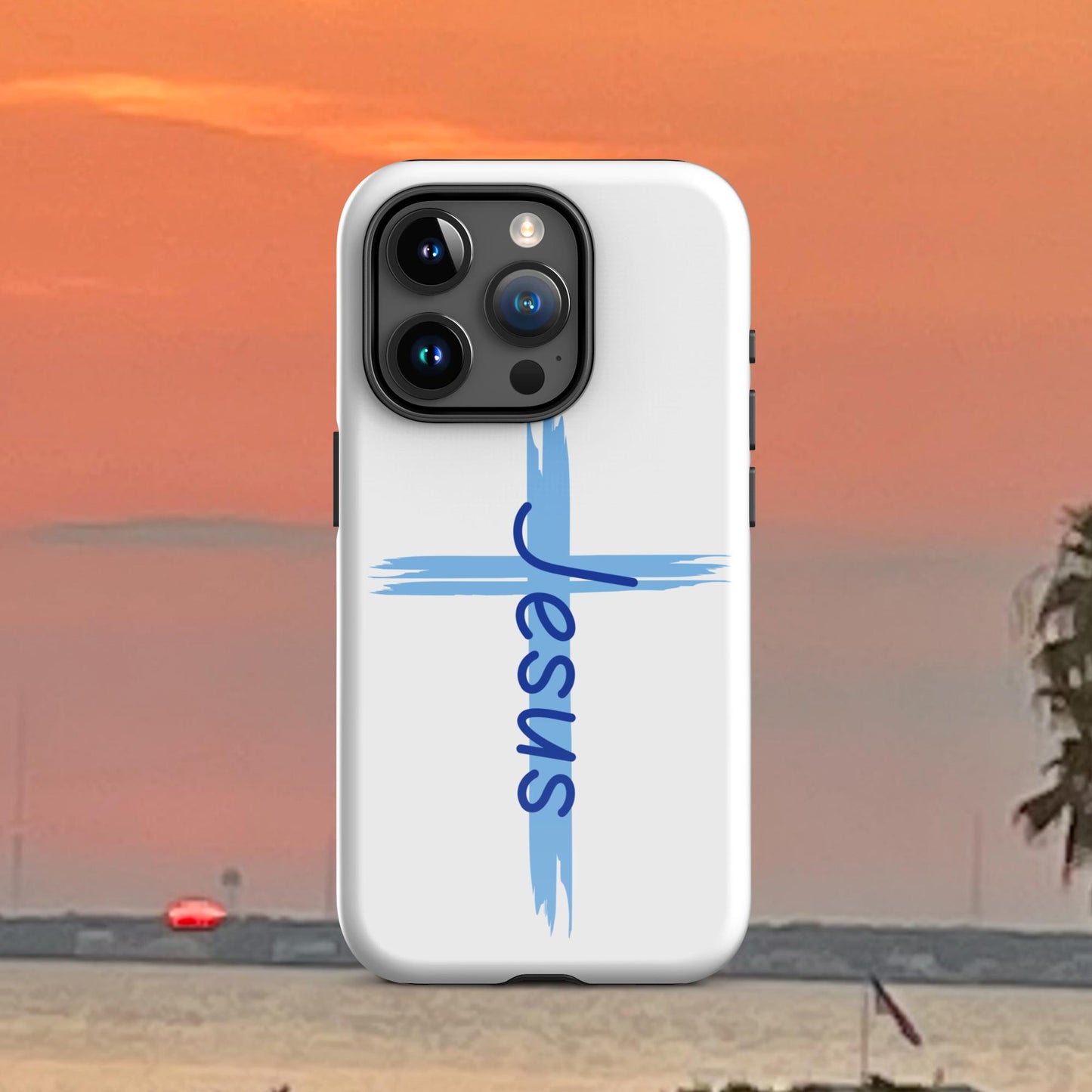 An Angel Feathers Original design - "JESUS" Tough Case for iPhone®