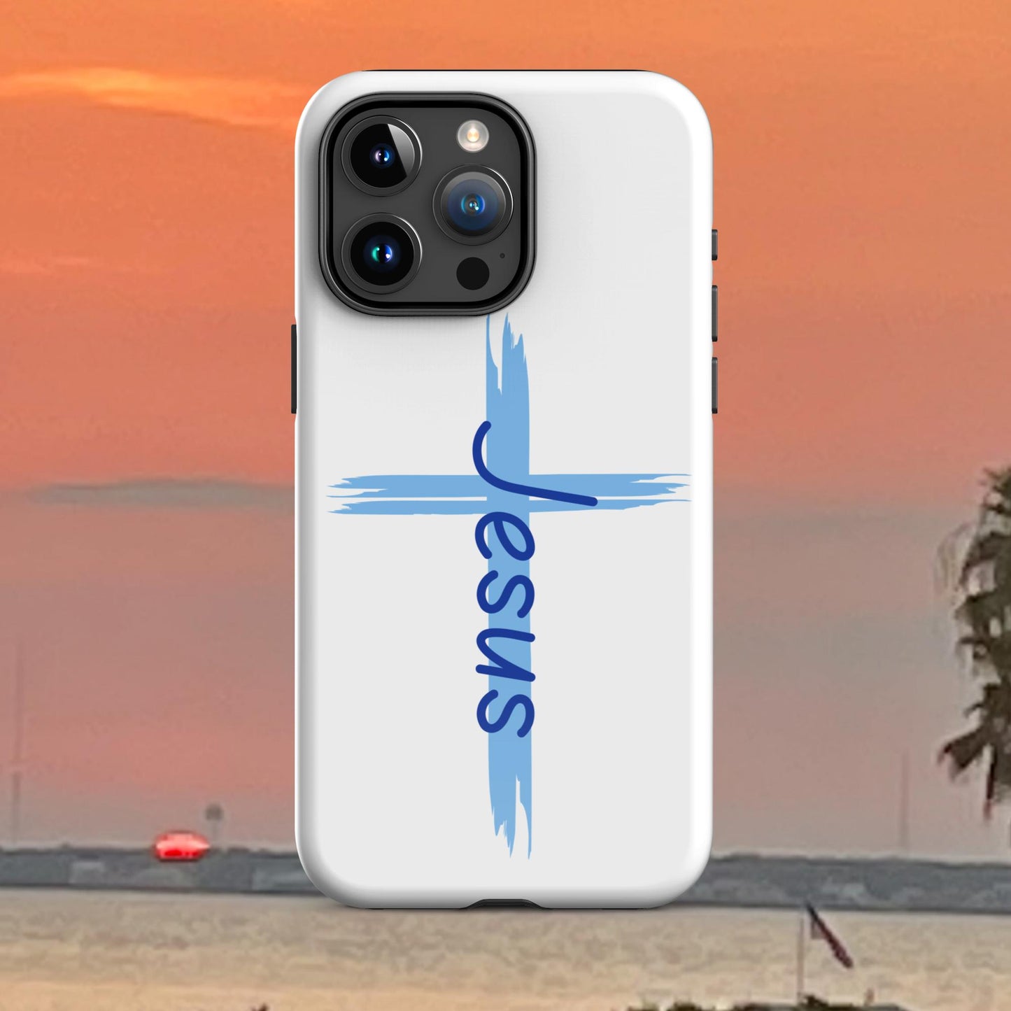 An Angel Feathers Original design - "JESUS" Tough Case for iPhone®