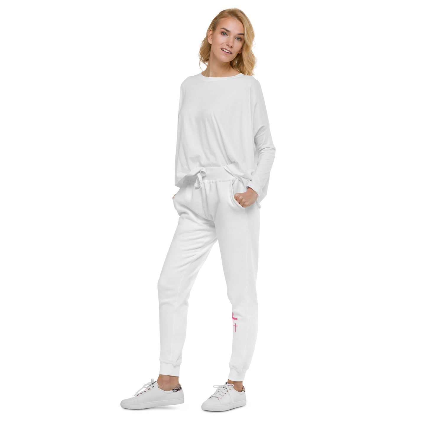 An Angel Feathers Original - Three Crosses - Unisex fleece sweatpants