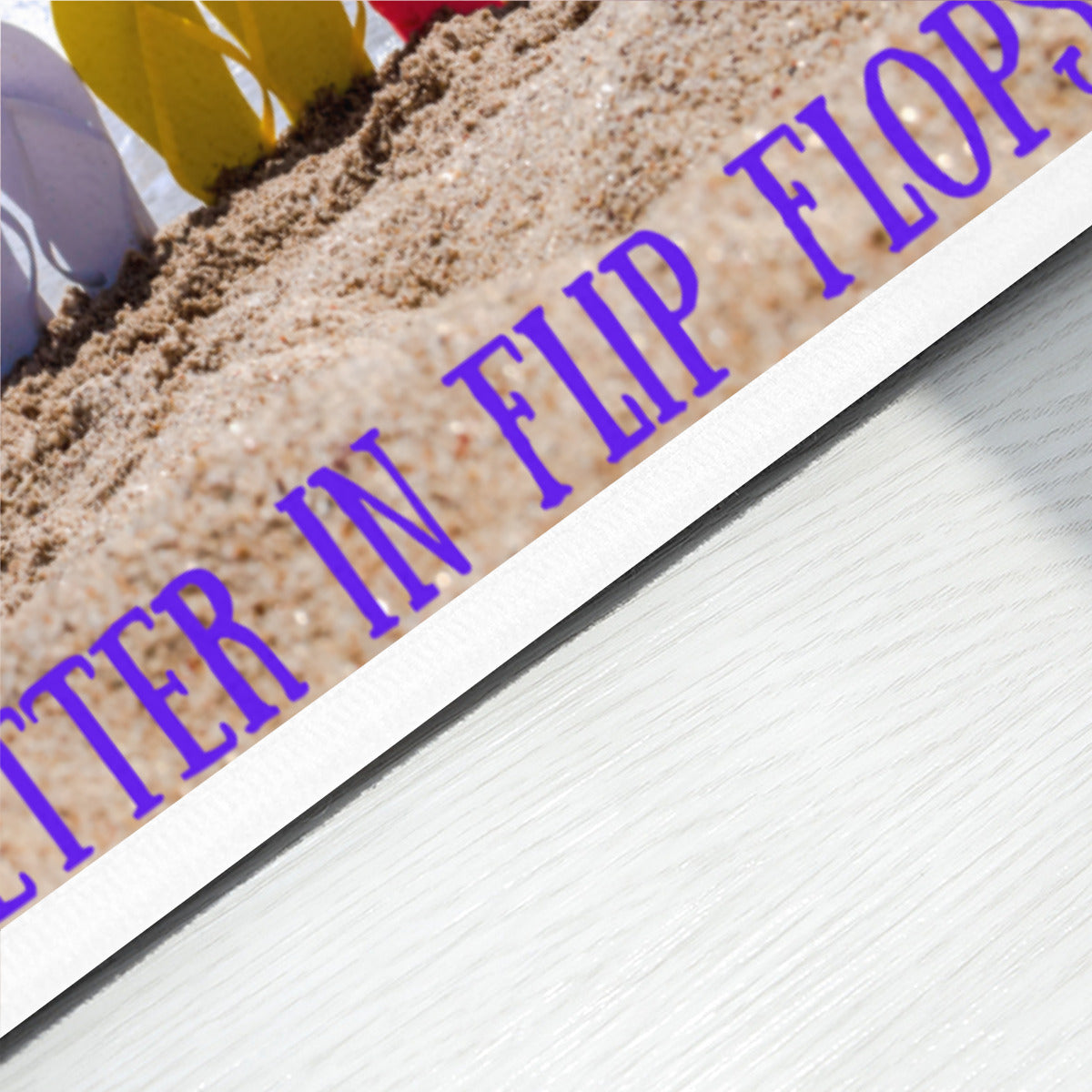 Our Southern Sass Collection - "Flip Flops" - floor matt